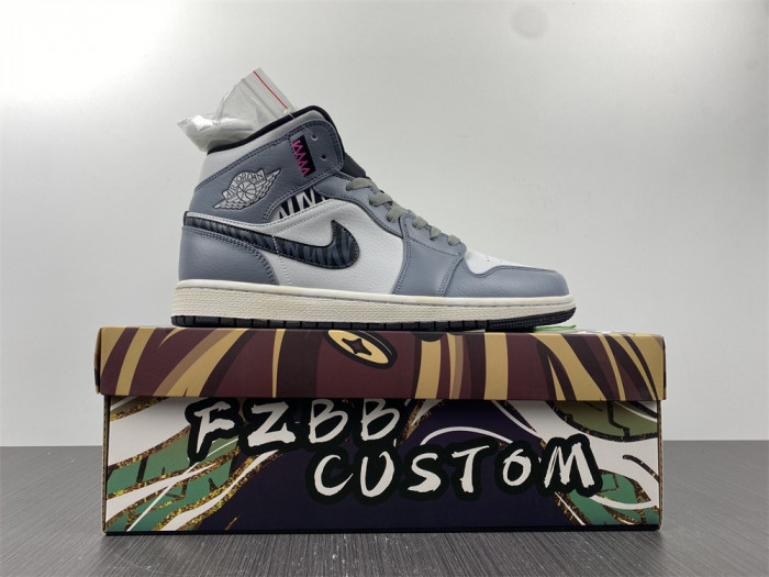 air jordan 1 mid dark grey 554724-170