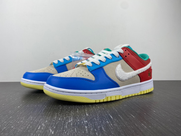 nike dunk low retro prm year of the rabbit blue orange cream fd4203-111