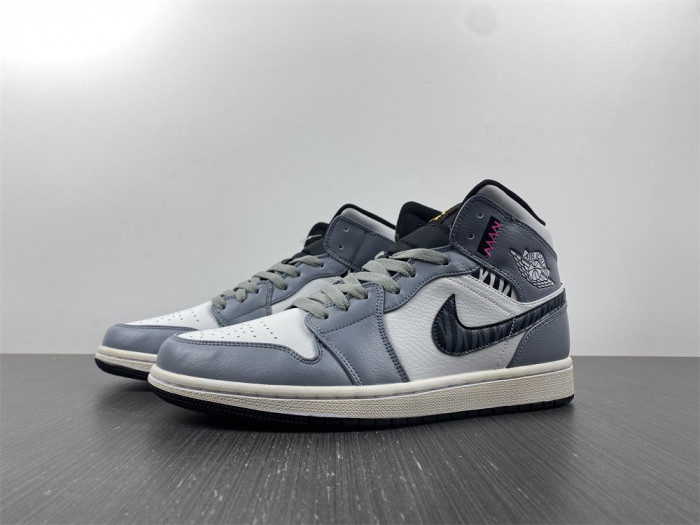 air jordan 1 mid dark grey 554724-170