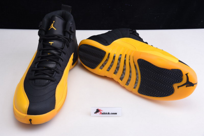 air jordan 12 retro black university gold 130690-070