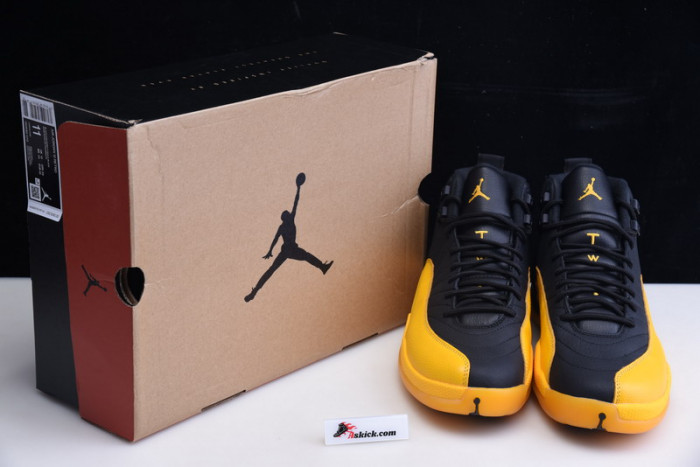 air jordan 12 retro black university gold 130690-070