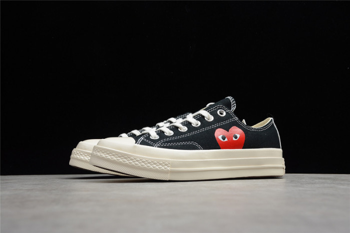 converse chuck taylor all-star 70s ox comme des garcons play black 150206c
