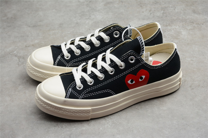 converse chuck taylor all-star 70s ox comme des garcons play black 150206c