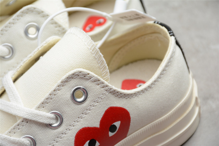 converse chuck taylor all-star 70s ox comme des garcons play white 150207c
