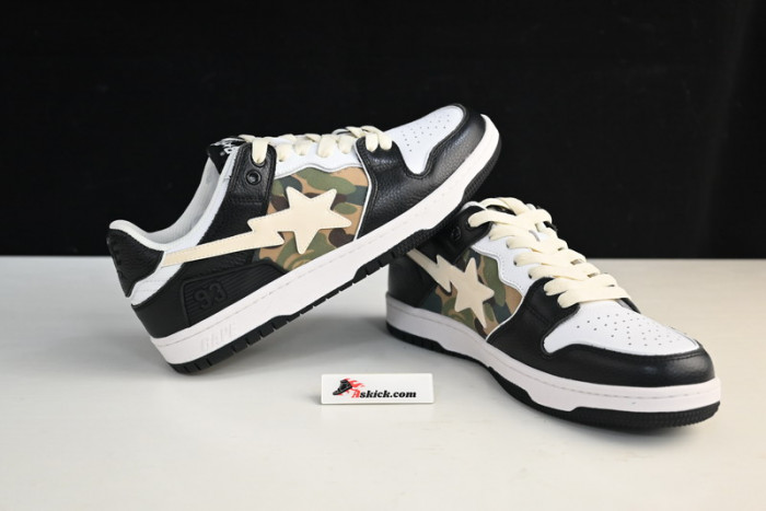 a bathing ape bape sk8 sta black 1h20-191-033