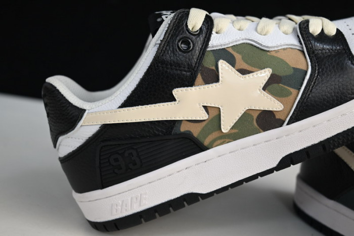 a bathing ape bape sk8 sta black 1h20-191-033