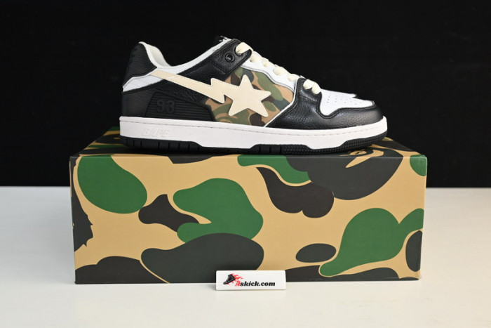 a bathing ape bape sk8 sta black 1h20-191-033