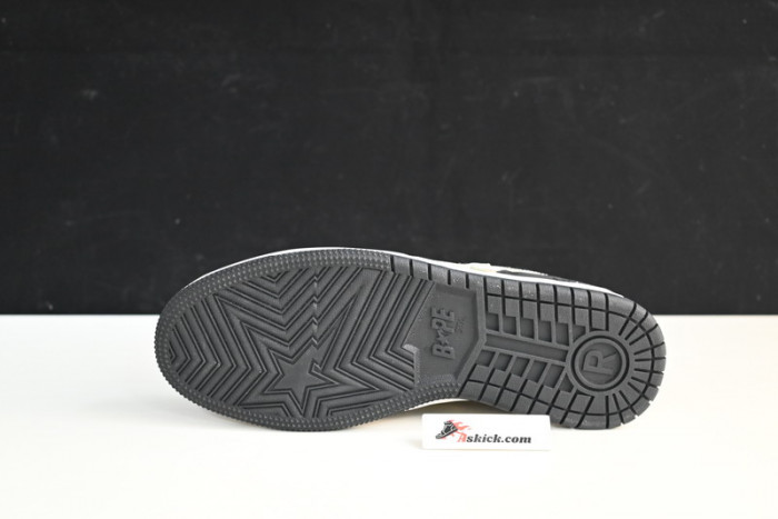 a bathing ape bape sk8 sta black 1h20-191-033