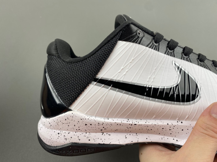nike kobe 5 protro black white