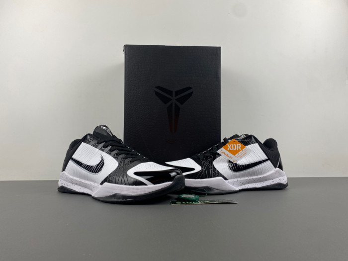 nike kobe 5 protro black white