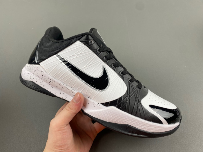 nike kobe 5 protro black white