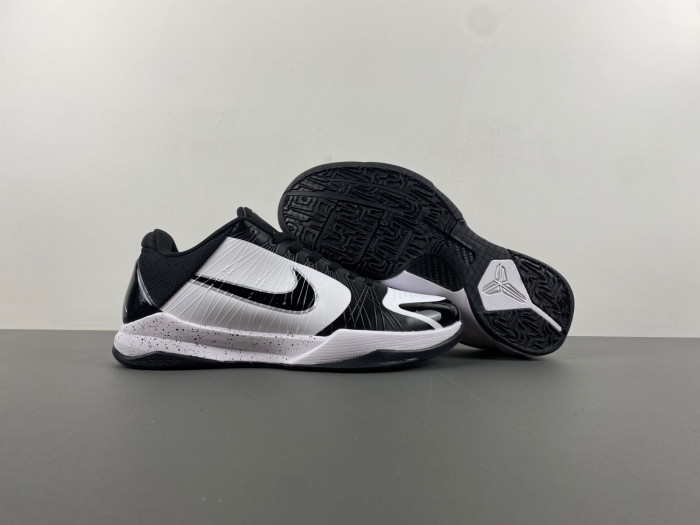 nike kobe 5 protro black white