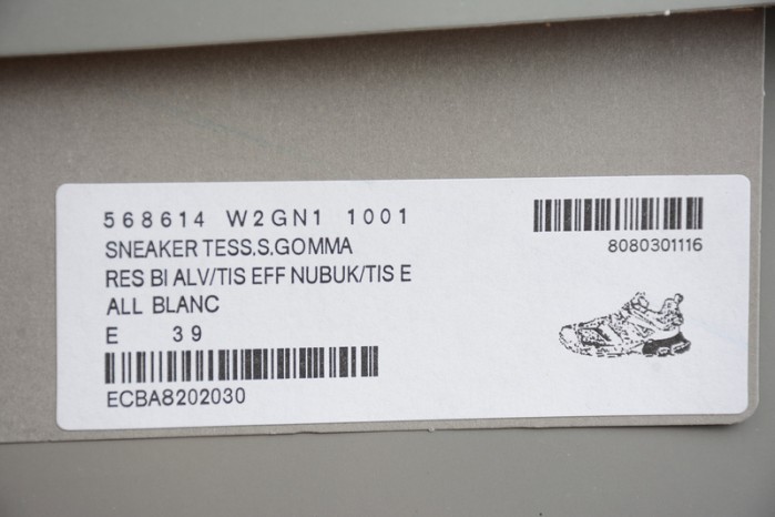 balen sneaker tess.s.gomma 4.0 white 570391 w2gn1 1001