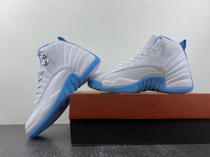 air jordan 12 retro white university blue (2004) 308243-142