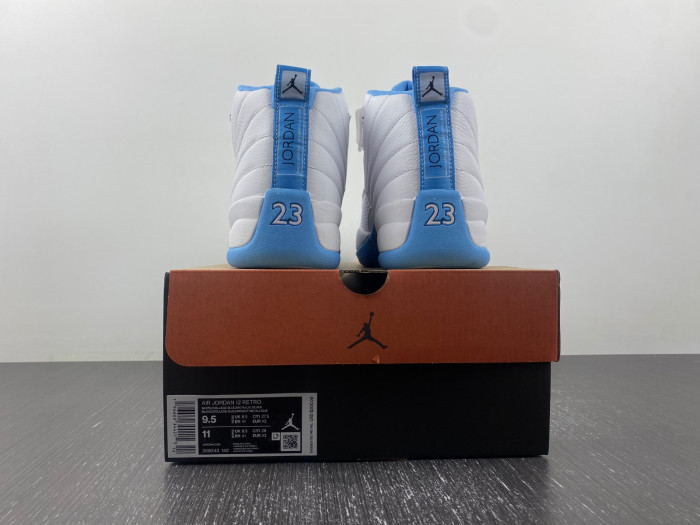 air jordan 12 retro white university blue (2004) 308243-142