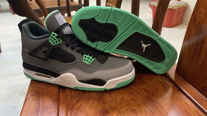 air jordan 4 retro green glow 308497-033