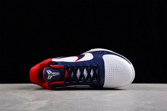 nike kobe 5 protro white/obsidian 386430-103