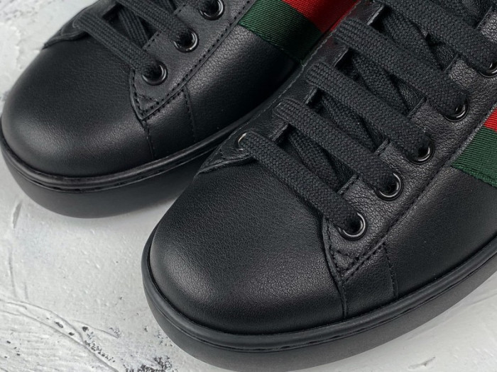 gu ace embroidered low-top sneaker