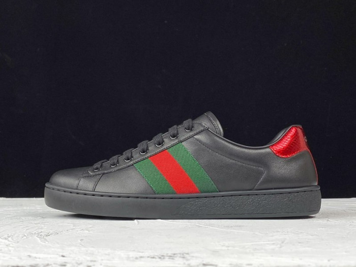 gu ace embroidered low-top sneaker