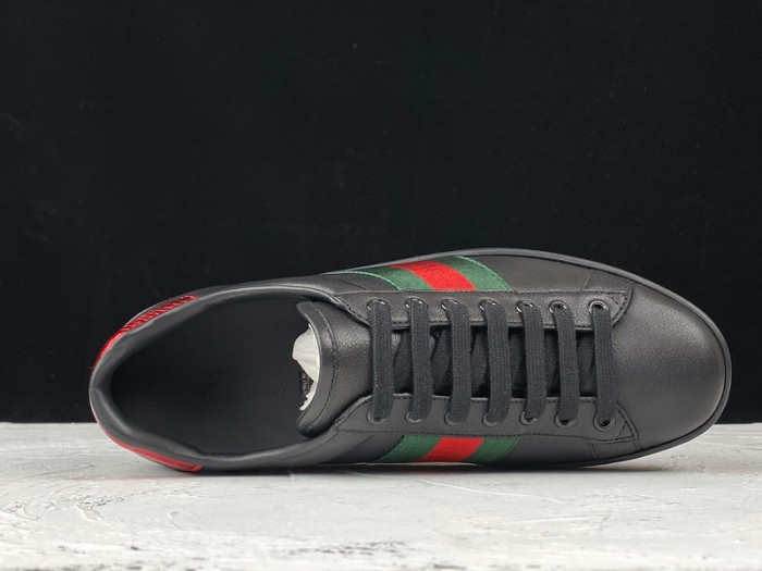 gu ace embroidered low-top sneaker