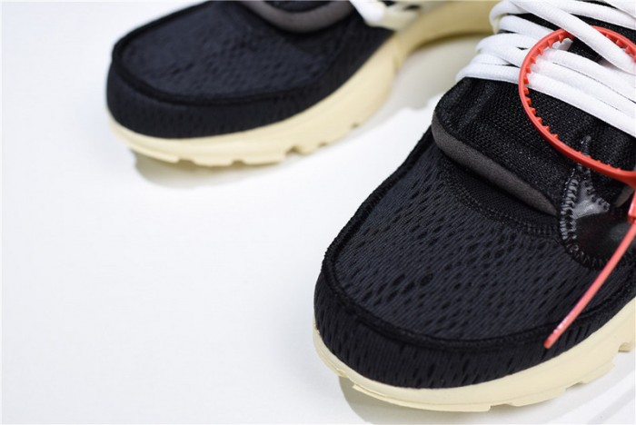 of x nike air presto black/black-muslin aa3830-001