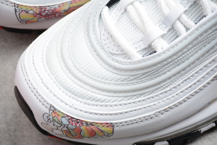nike air max 97 white-orange flower 921733-101