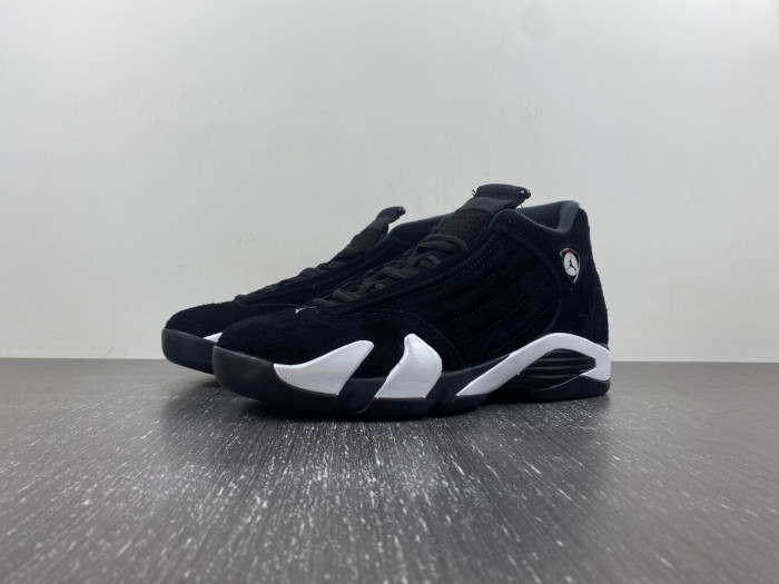 air jordan 14 “black/white/university red” 487471-016