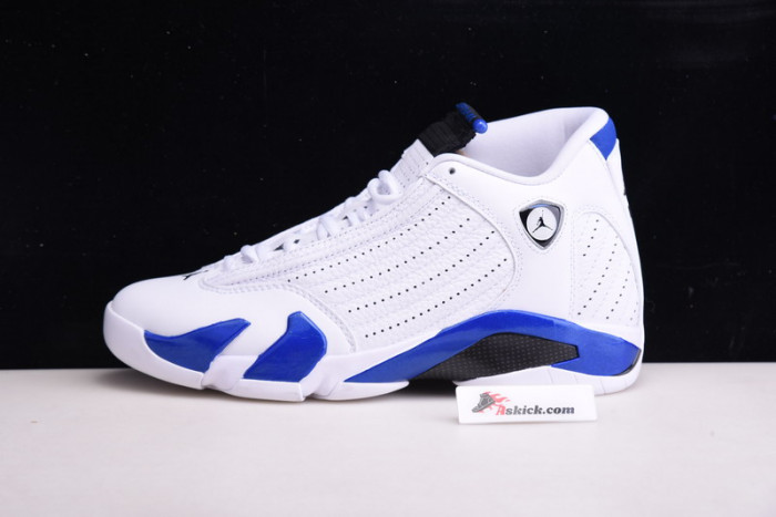 air jordan 14 retro white hyper royal 487471-104