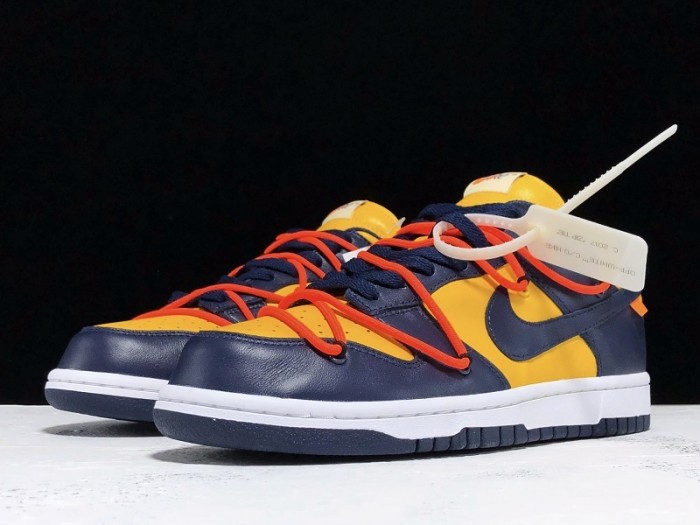 of x nike dunk low michigan - ct0856-700