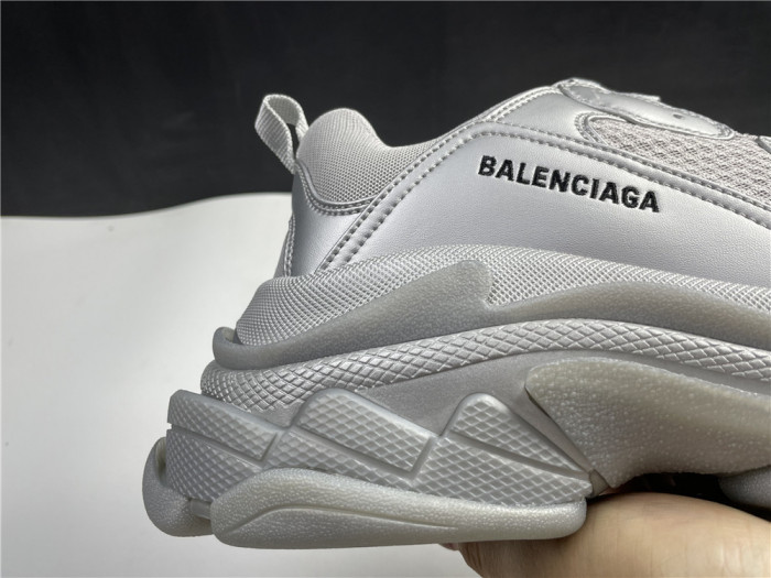 balen triple s sneaker silver 536737 w2fs2 8100
