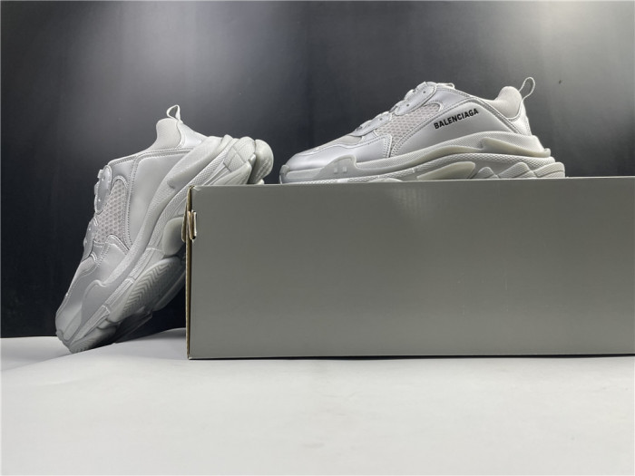 balen triple s sneaker silver 536737 w2fs2 8100