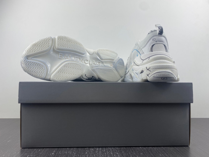 balen triple s white 536737 w3srb 9014