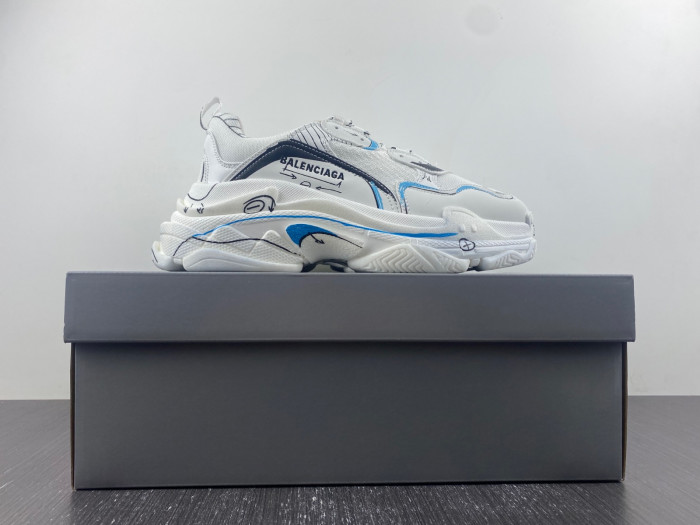 balen triple s white 536737 w3srb 9014