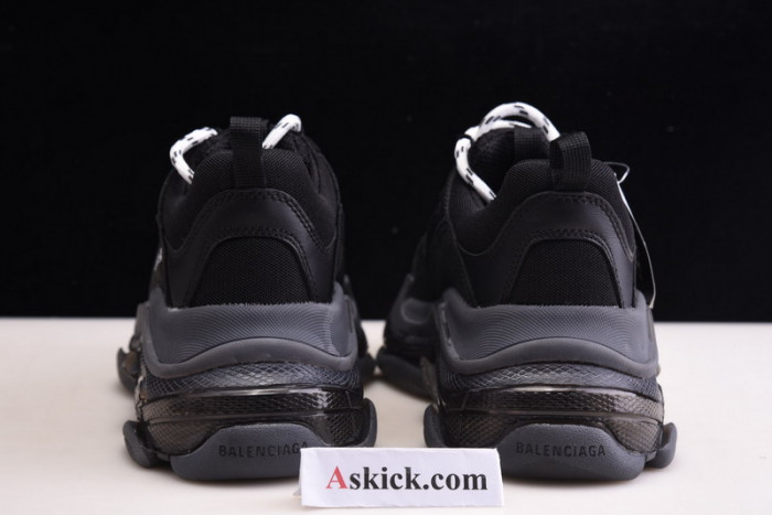 balen triple s clear sole black 541624 w09o1 1000