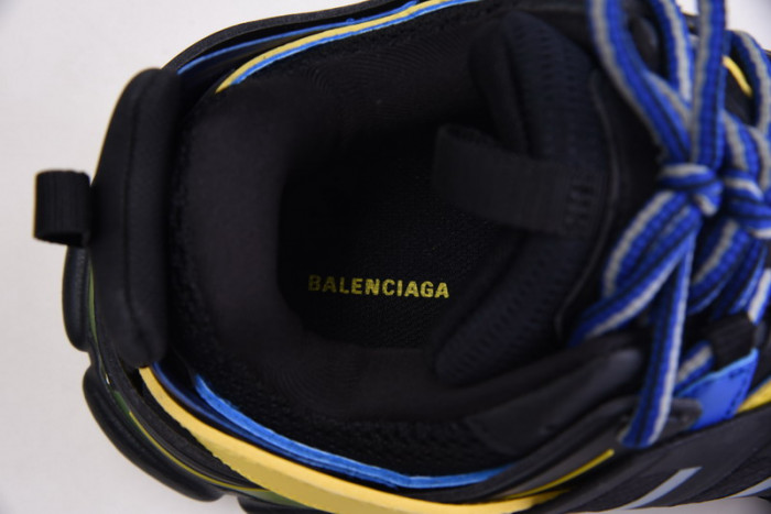 balen sneaker tess.s.gomma black fluorescent yellow blue 542023 w1gb1 1121