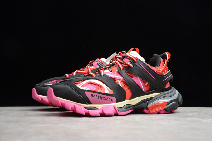 balen sneaker tess.s.gomma red / pink 542436 w1gb8 5418