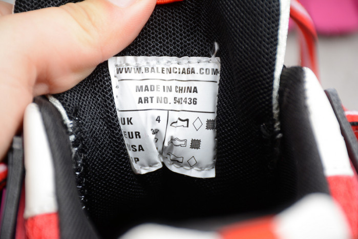 balen sneaker tess.s.gomma red / pink 542436 w1gb8 5418