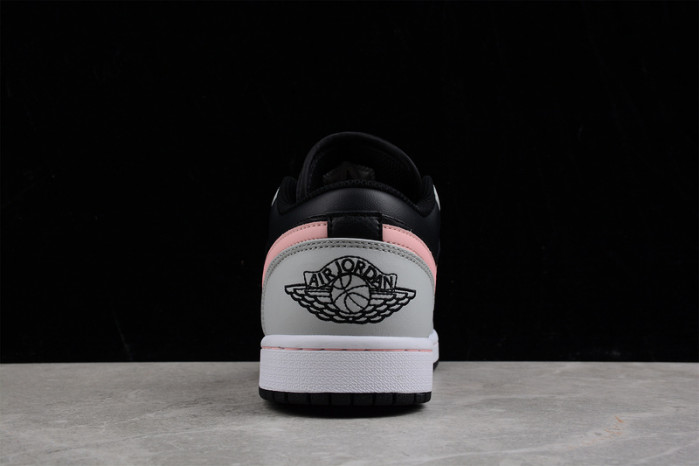 air jordan 1 low black grey pink 553558-062