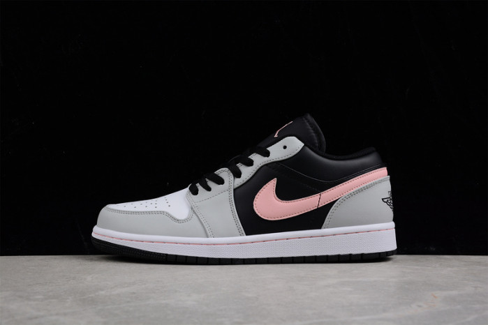 air jordan 1 low black grey pink 553558-062