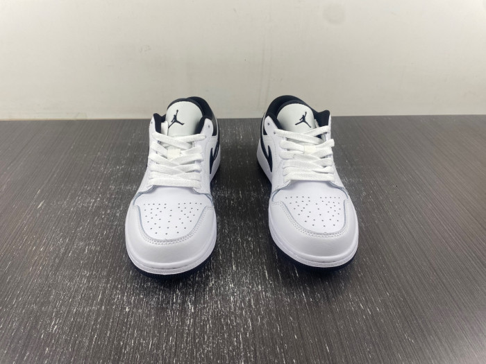 air jordan 1 low white black 553558-132