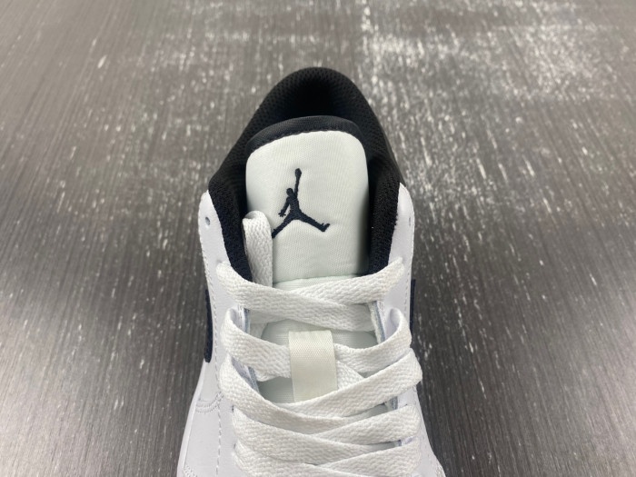 air jordan 1 low white black 553558-132