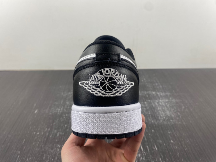 air jordan 1 low white black 553558-132