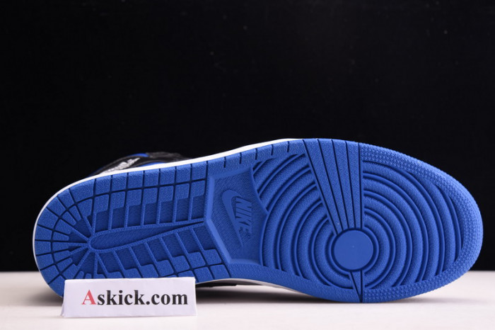 air jordan 1 retro high black game royal 555088-041‎
