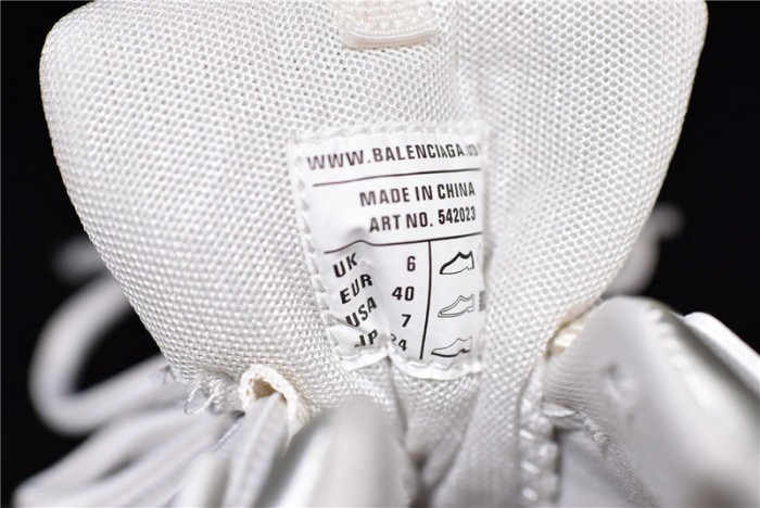 balen track led trainers 3.0 light grey/white 542023 w1gb7 6509