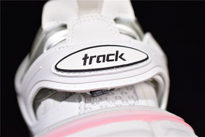 balen track led trainers 3.0 light grey/white 542023 w1gb7 6509