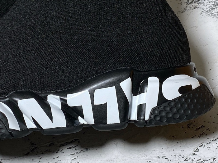 balen speed graffiti trainers black 605972 w05ge 1006