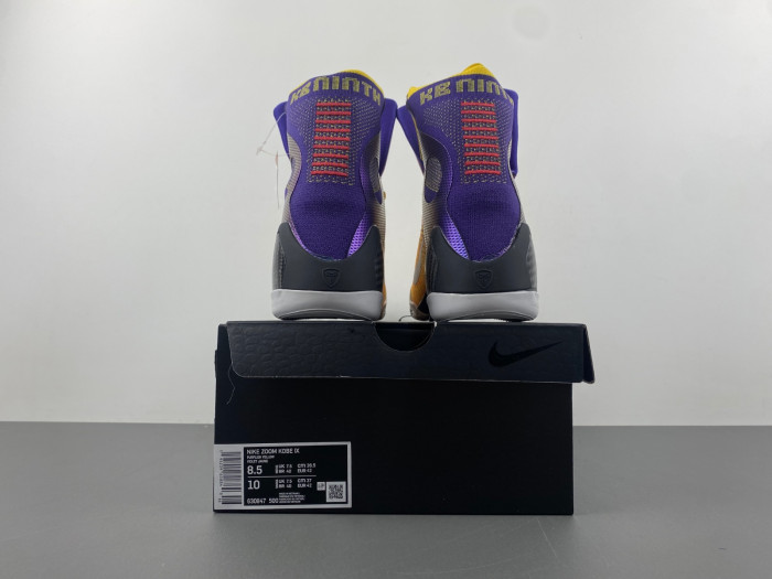 nike kobe 9 elite “team” 630847-500