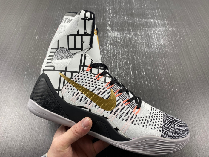 nike kobe 9 elite gold fundamentals 641714-100
