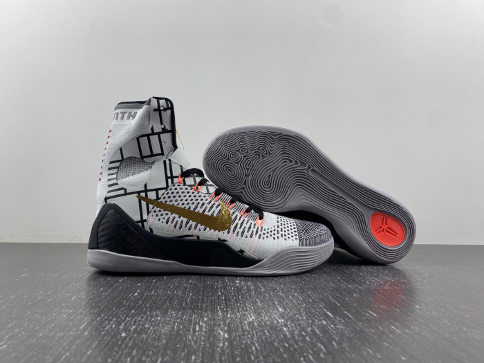 nike kobe 9 elite gold fundamentals 641714-100