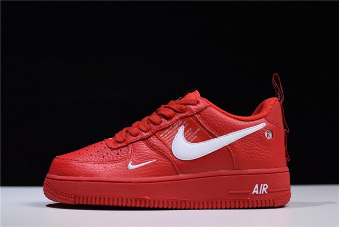 nike air force 1 ''07 lv8 utility red/white aj7747-600